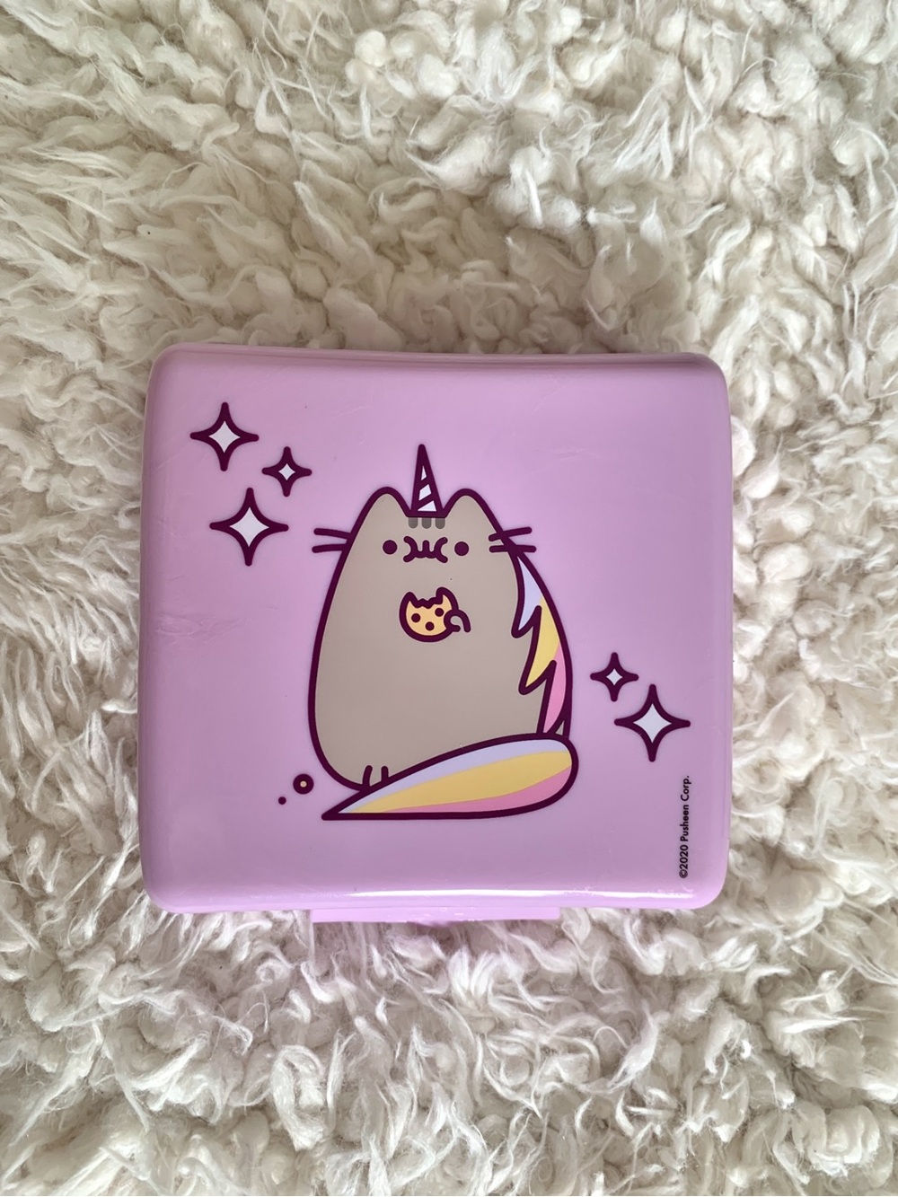 Pusheen Unicorn Lavender Lunchbox Sandwich 🥪 Food Storage Container